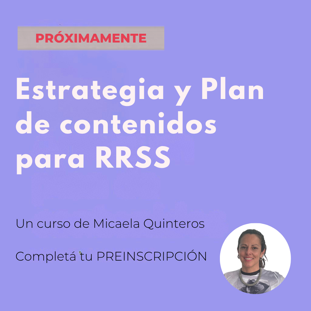estrategia y plan de contenido para redes sociales